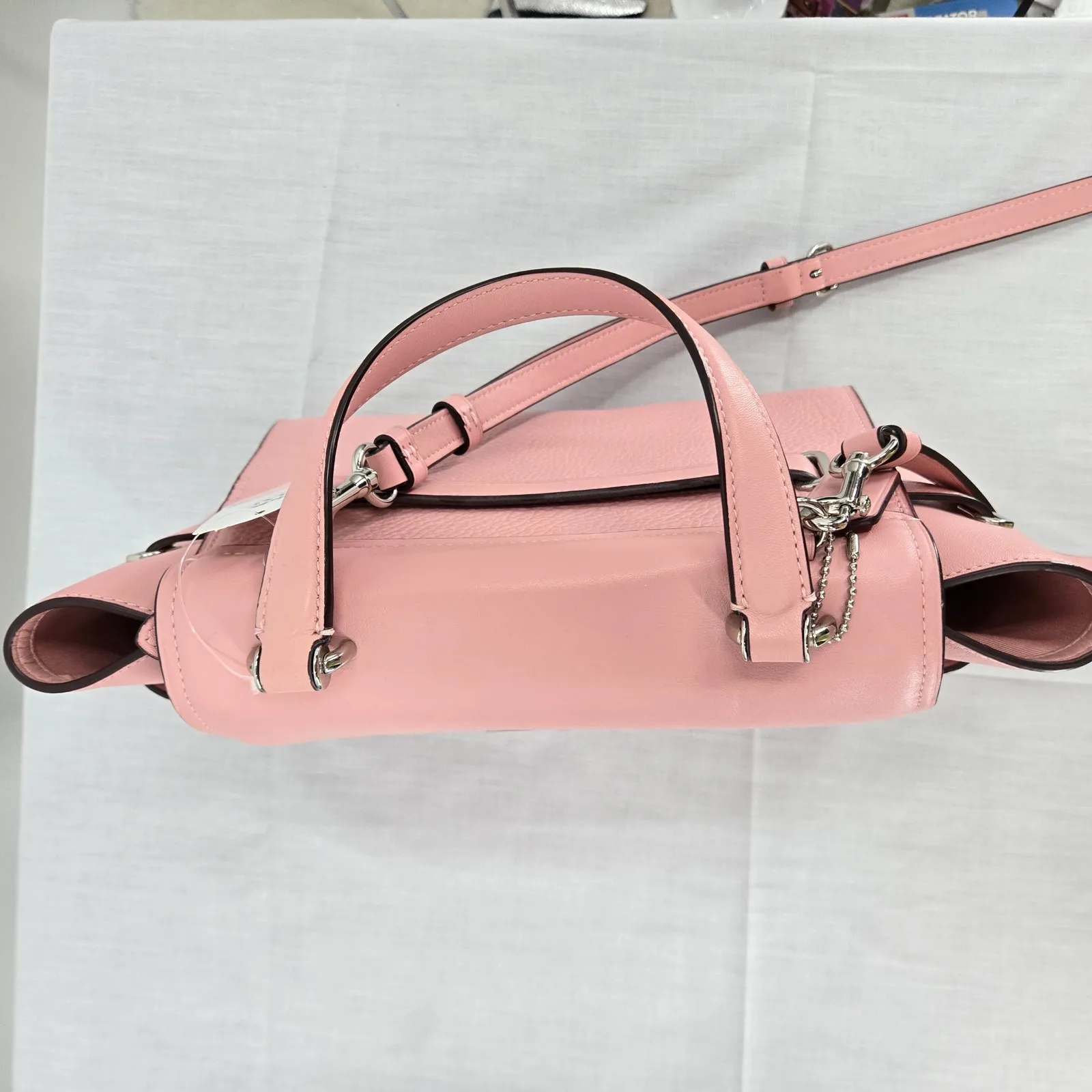 NWT Coach Blake Flap Carryall Crossbody in Petal Pink F32106 - Image 11