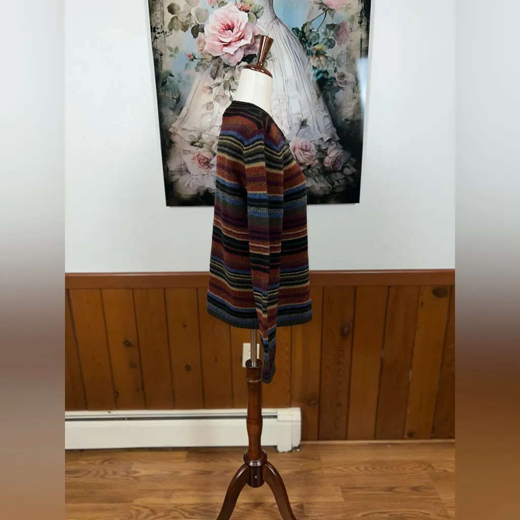 Beautiful Vintage Y2K Jones New York Wool Zip Cardigan! - Image 5