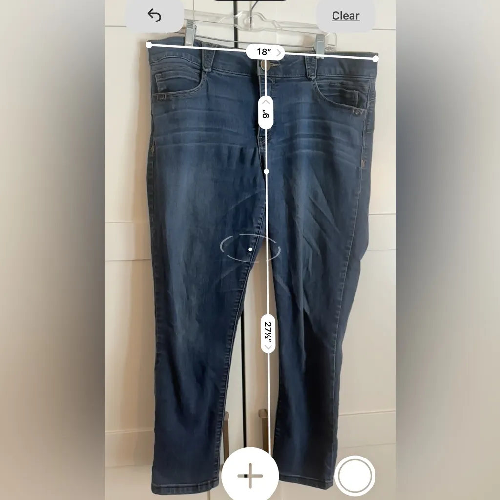 Democracy Jeans skinny leg absolution size 16 casual comfy - Image 5