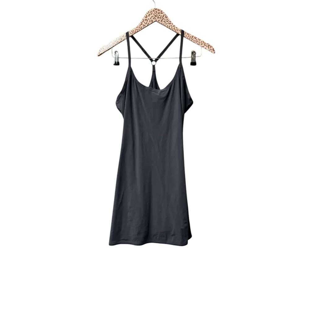 Outdoor Voices OV The Exercise Dress Sleeveless Mini Workout Tennis Black Small - Image 2