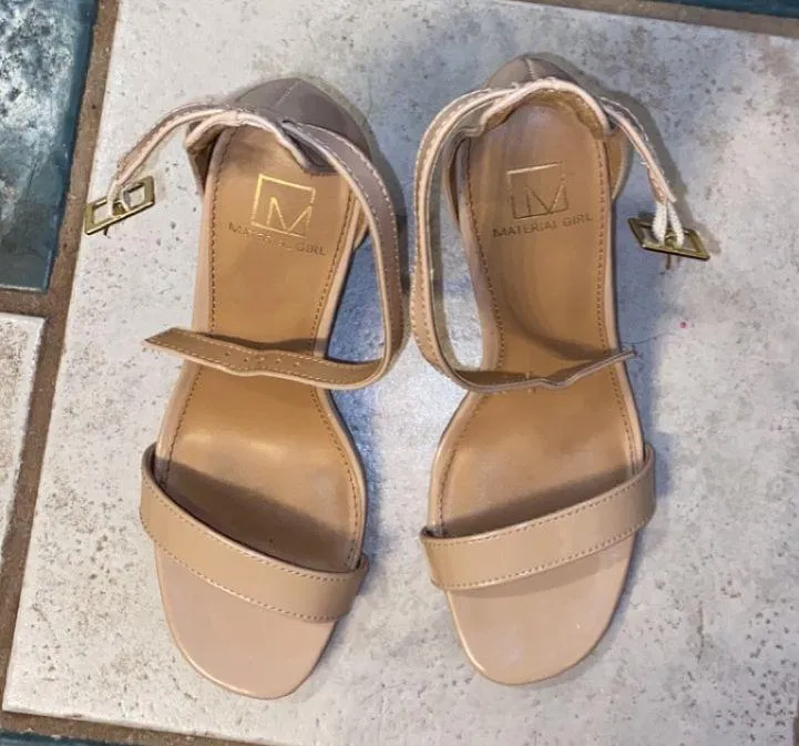 Material Girl nude heels  - Image 4