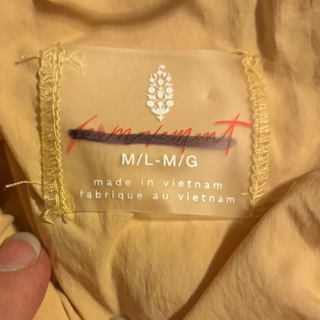 NWOT Free People Movement Billie Boxy Lightweight Insulated Jacket sz M/L Orange - Image 3