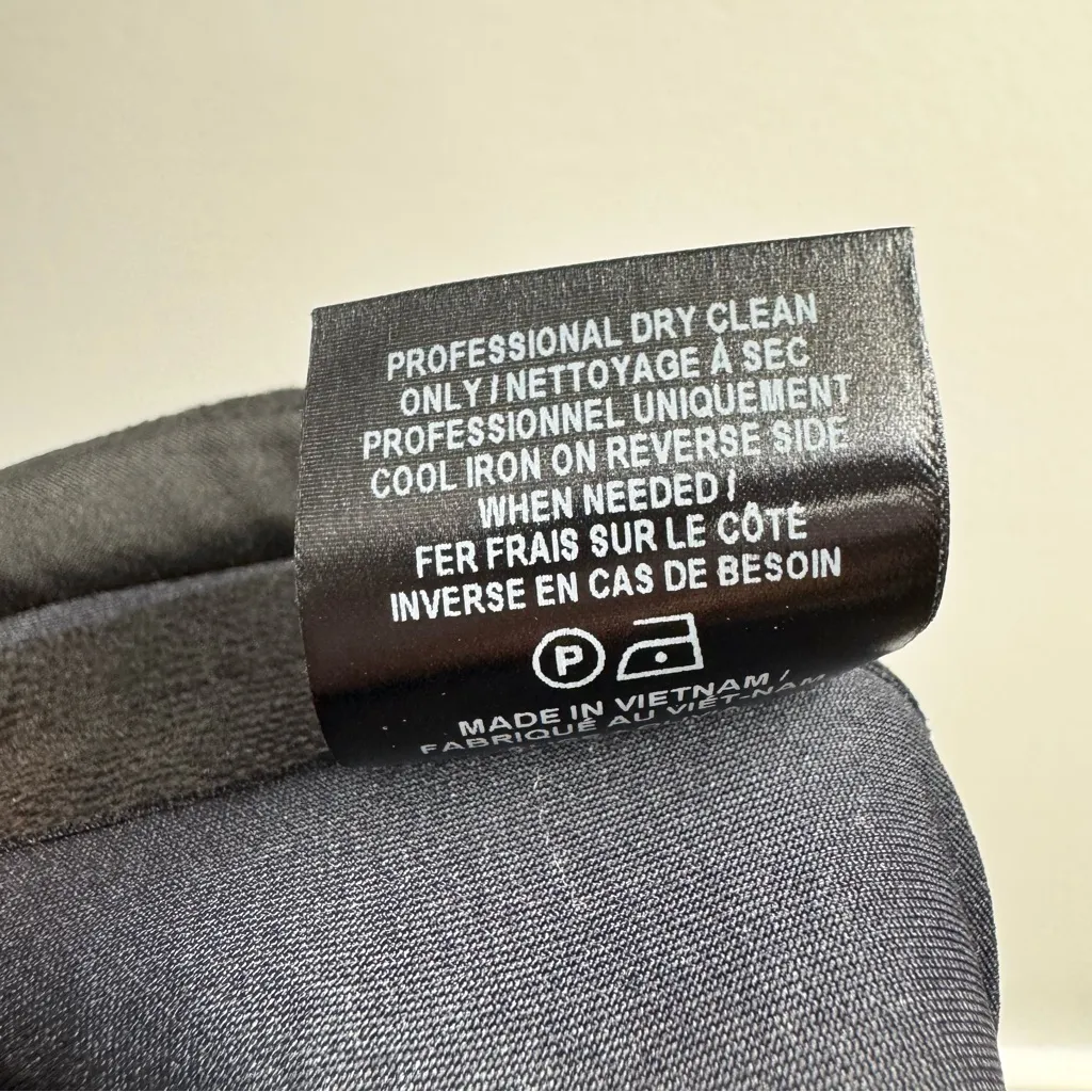 Alice + Olivia Stacy Vegan Faux Leather Ankle Pants Straight Leg Black 10 - Image 12