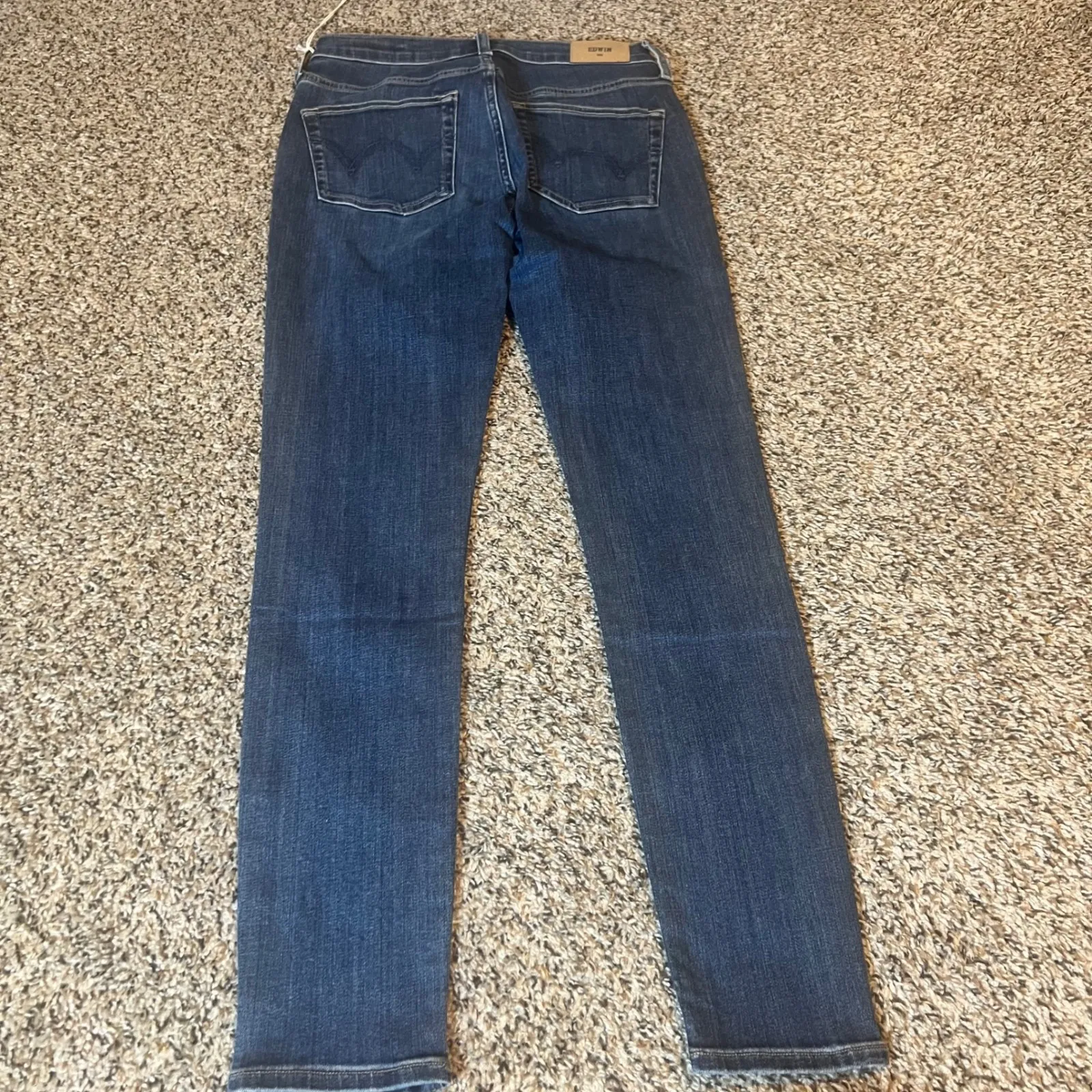 EDWIN Pixie 9 Mid Rise Skinny Jeans Dark Wash Size 26 Blue - Image 9