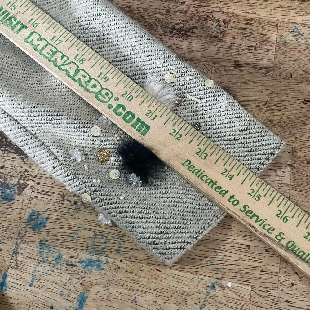 Vintage Donna Vinci Couture Two‎ Piece Embellished Skirt Suit Set Size 16 Brown - Image 8