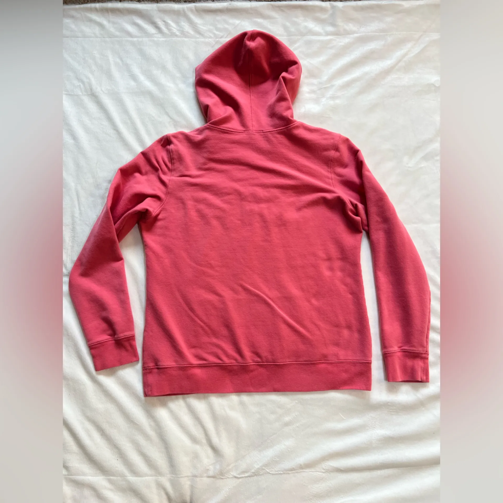 GAP‎ Women’s Coral Hoodie Sweater Size Medium - Image 3