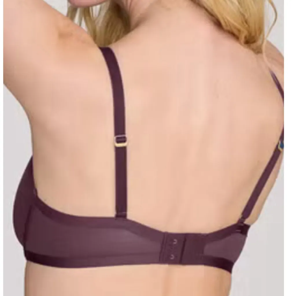 CUUP THE DEMI DARK PLUM PURPLE BRA. Size undefined - Image 3