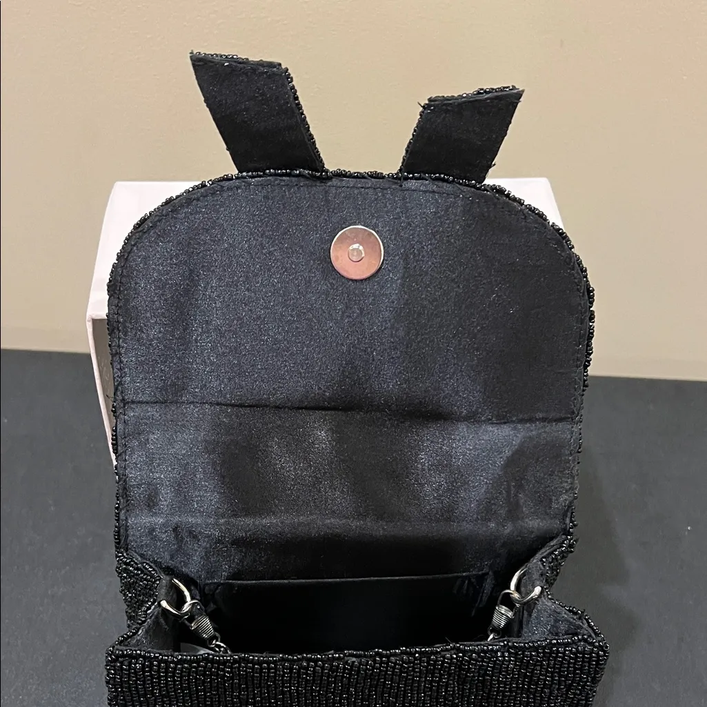 Rachel Zoe | Black Beaded Mini Bag - Image 11