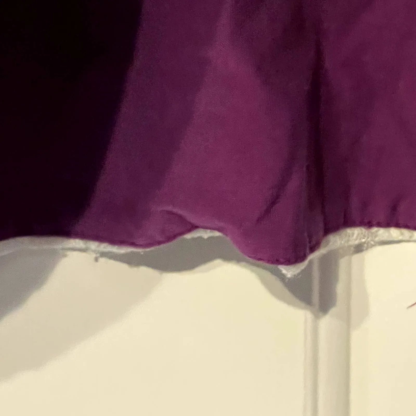 Matilda Jane Womens Top Size Small Lace White Overlay Purple Lined SS Polyester - Image 5