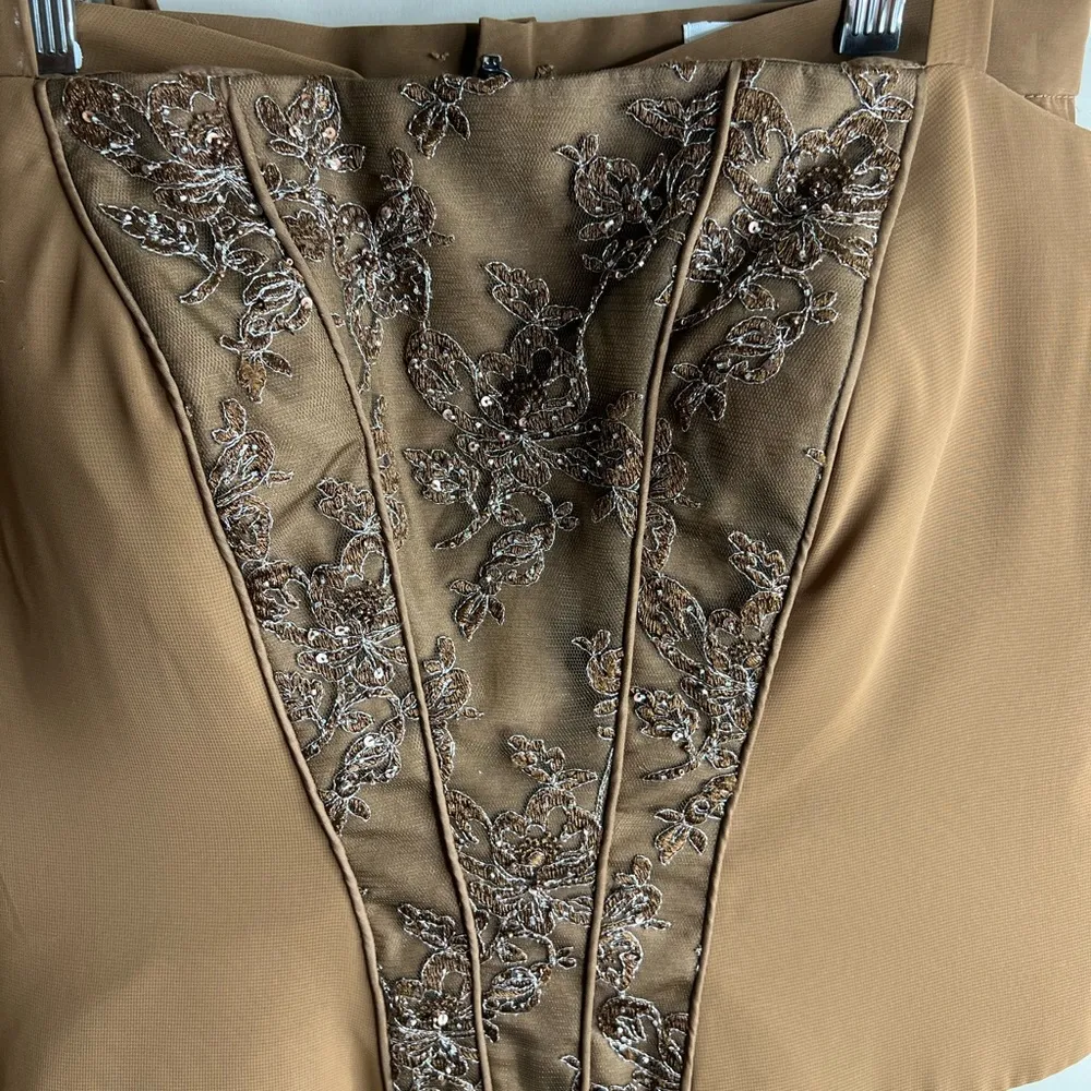 Vintage Landa 3 piece outfit size 8 Brown - Image 9