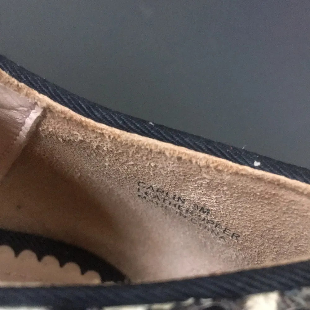 POUR LA VICTOIRE Carlin Snakeskin Leather Lace-Up Oxfords EUC 8 - Image 6