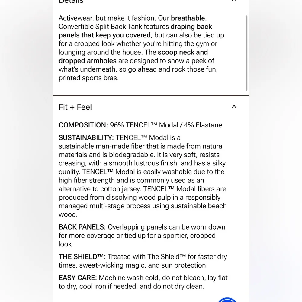 Summersalt NWT Convertible Split Back Tank Black Sz M - Image 3