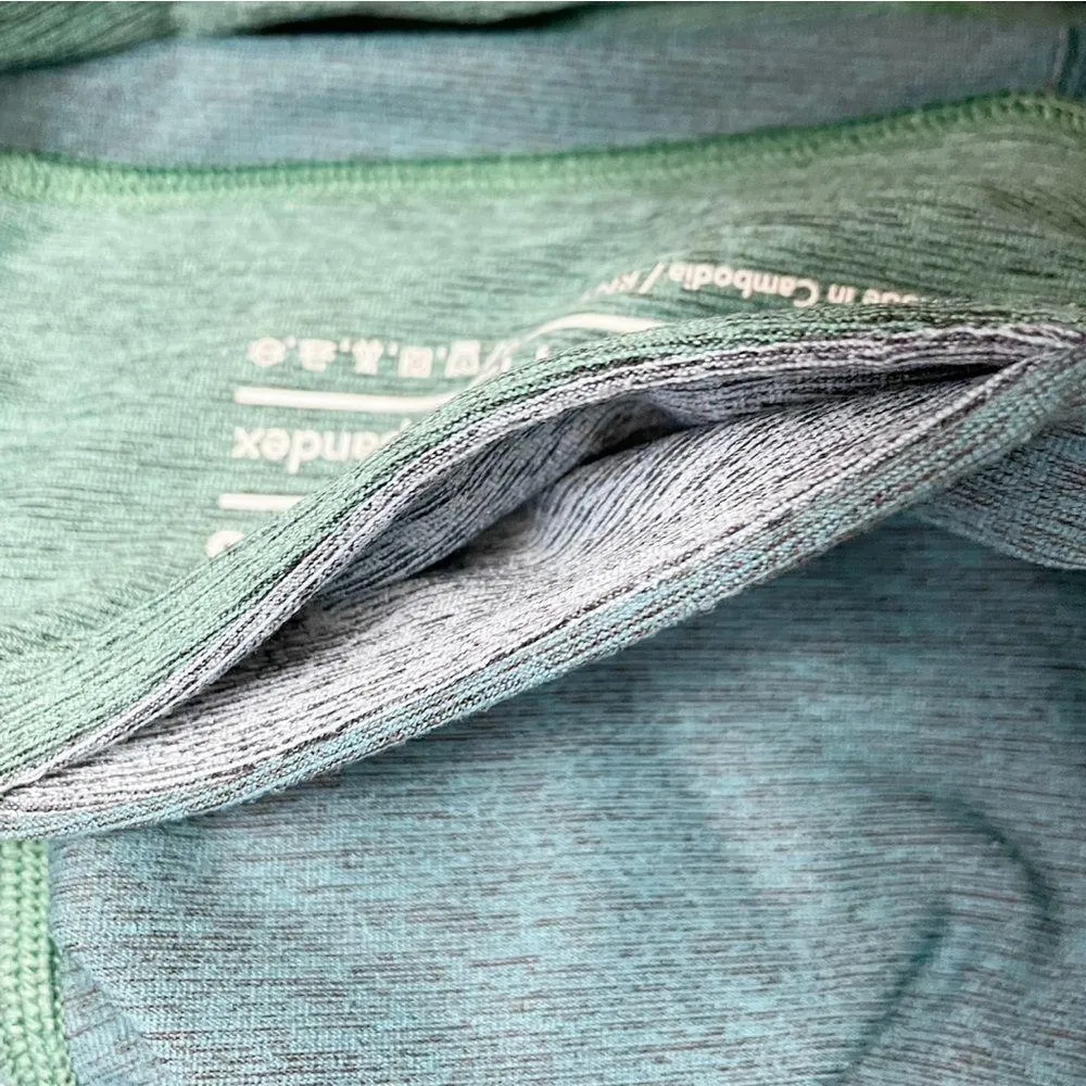 Outdoor Voices TechSweat 7/8 Leggings Succulent & Emerald Colorblock Size Small - Image 7