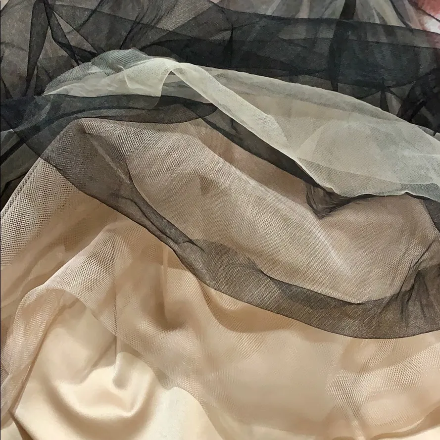 Bebe chiffon tulle maxi skirt - Image 6