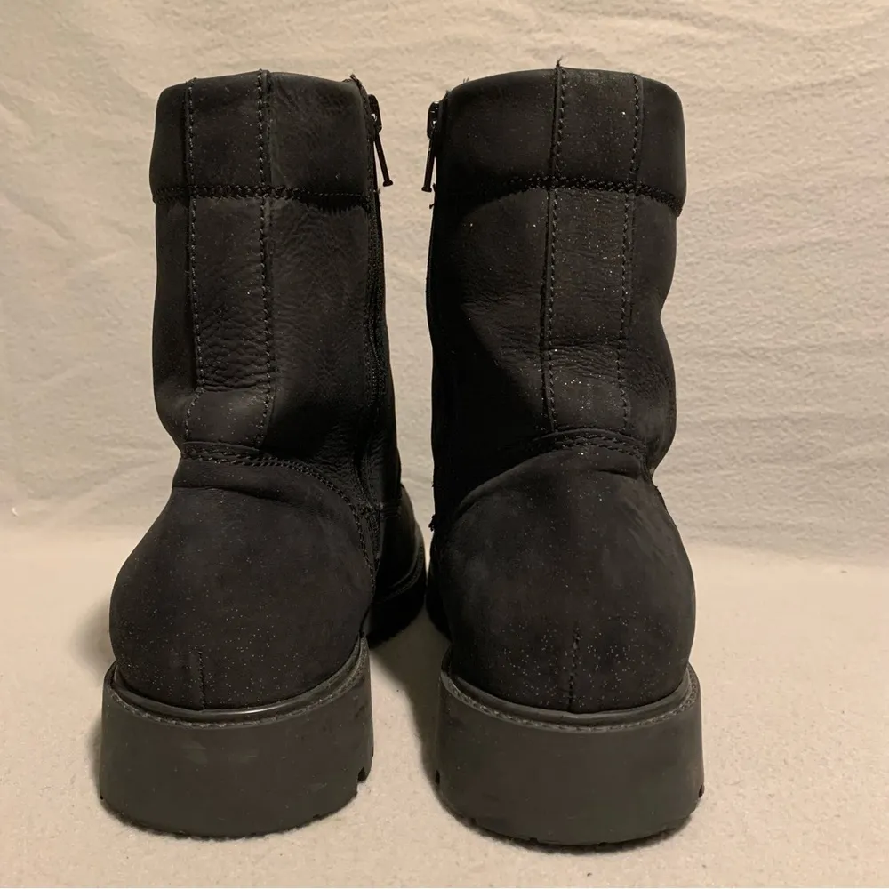 ALDO Combat Boots Women Sz 9 Army Green Reflow Knitted Lace Up Chunky Mid Calve - Image 6