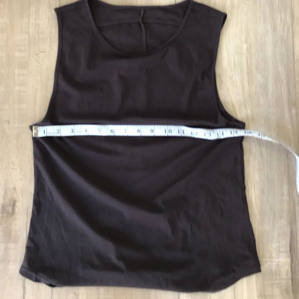 BuffBunny Collection Grapeful Sleeveless Top Size S Brown Black Size M - Image 4