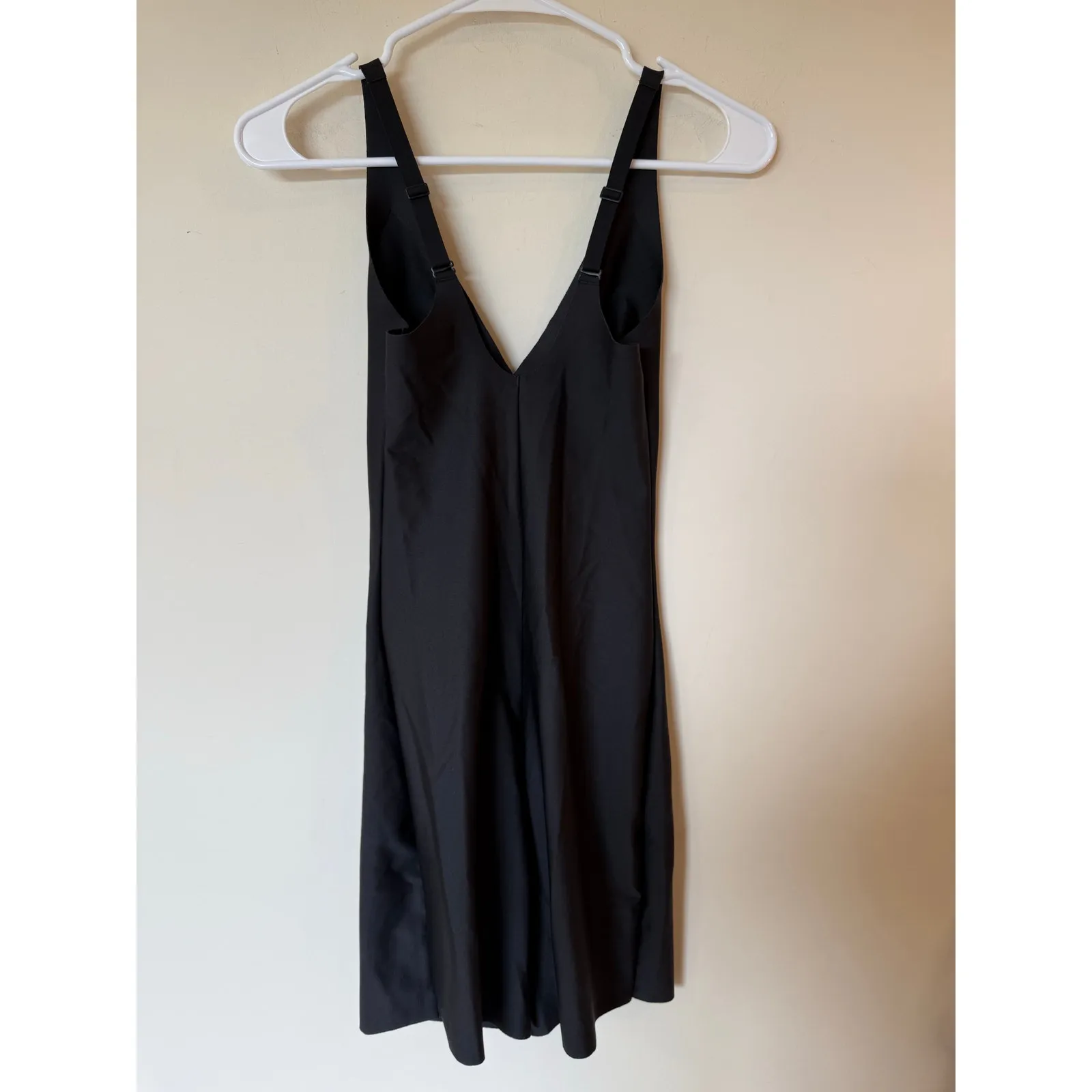 Skims Shapewear Bodysuit Womens L Black Compression Open Gusset Adjustable Strap - Image 2