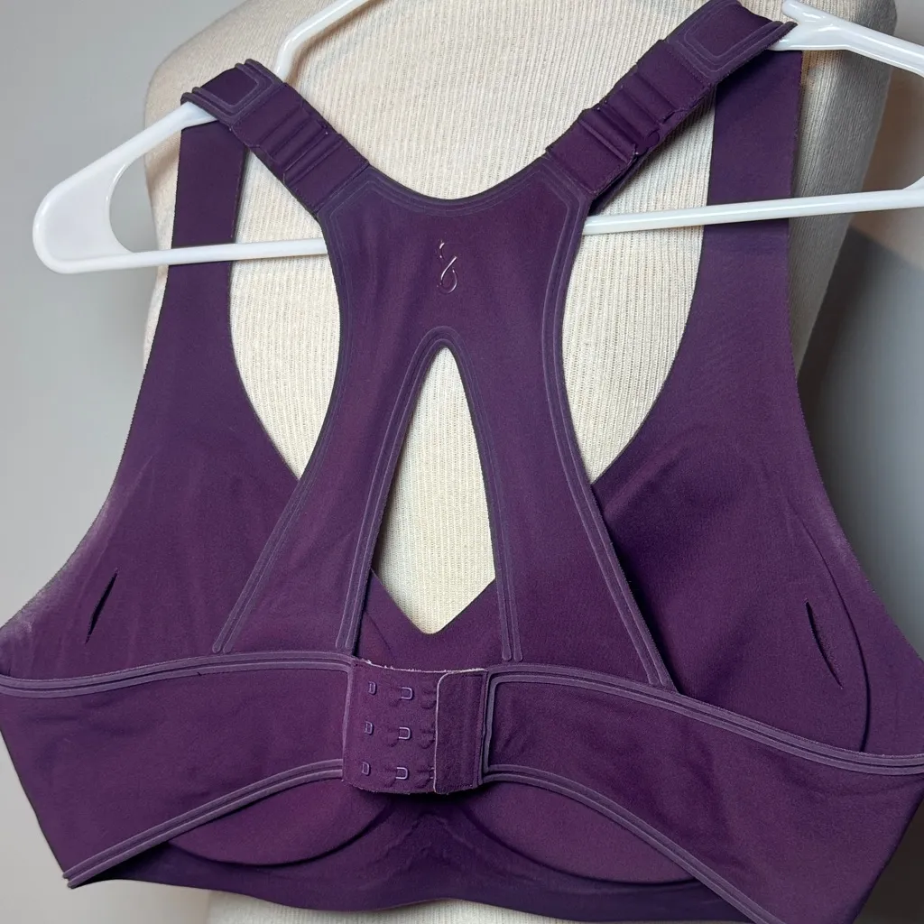 Fanka Elegant Plum bra for superior back and posture support Purple Size XL - Image 3