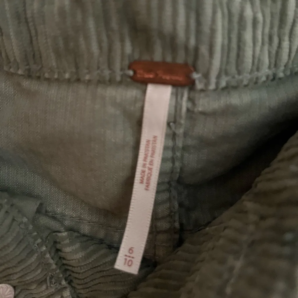 Free‎ People corduroy mini skirt— NWT Size 6 - Image 3