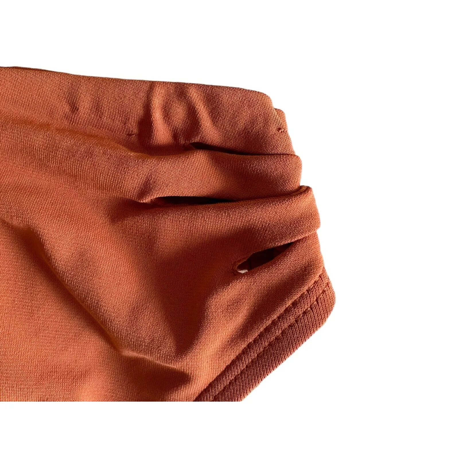 Robin Piccone women's Abi burnt orange ecru bikini bottoms size Small‎ NEW $98 - Image 6