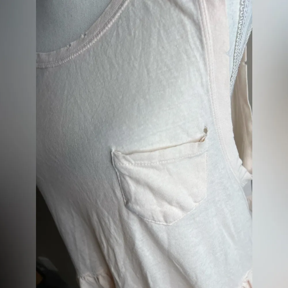 We The Free Free people  continental peplum top peach small - Image 3