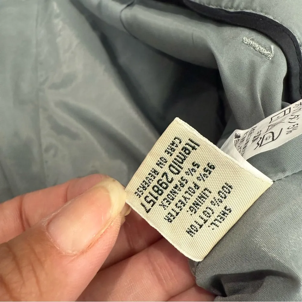 NWT L.L. Bean Womens Classic Fit Weekend Pant Prince Of Wales Light Gray 18 Tall - Image 8