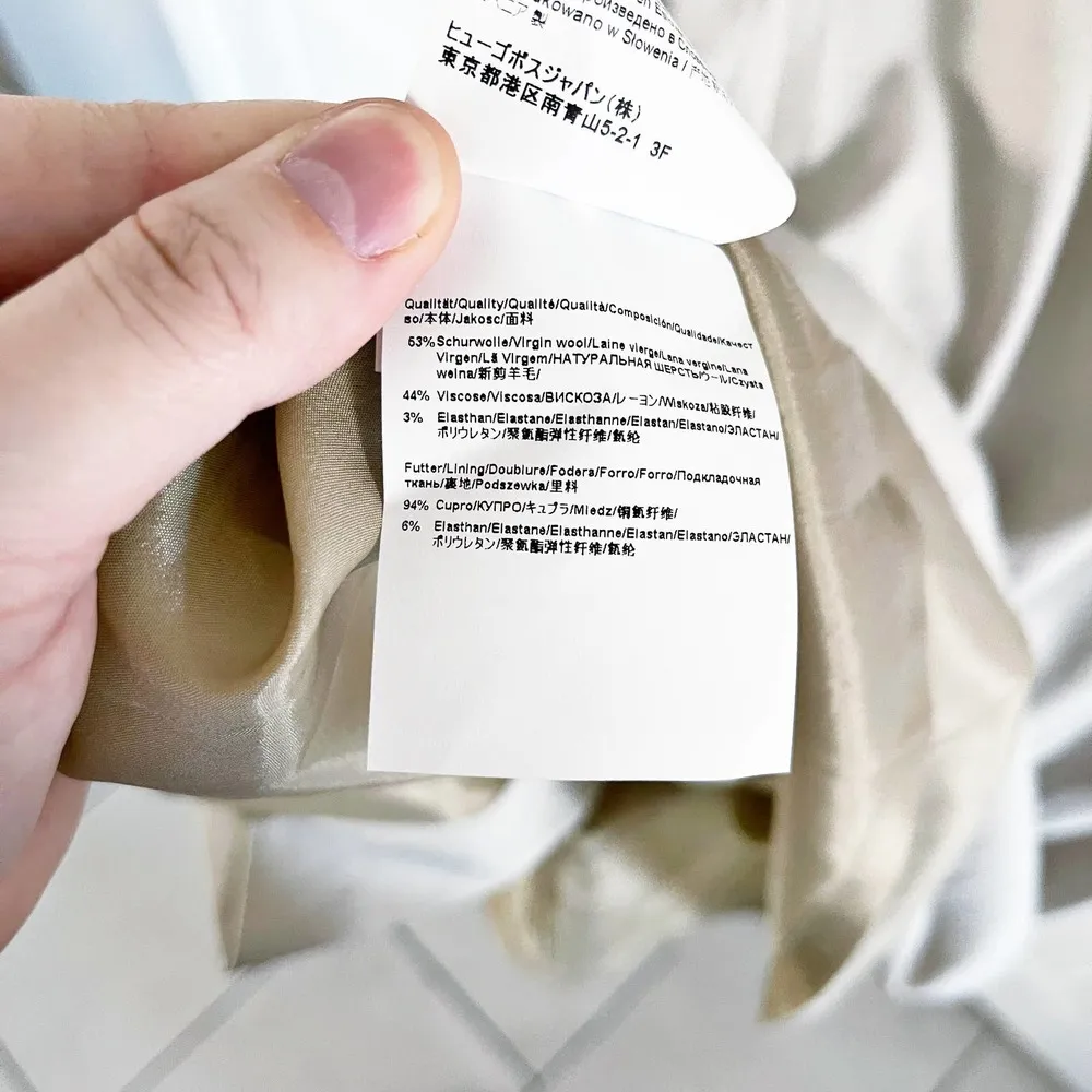 Hugo Boss Virgin Wool Blend Sheath Dress - Image 5