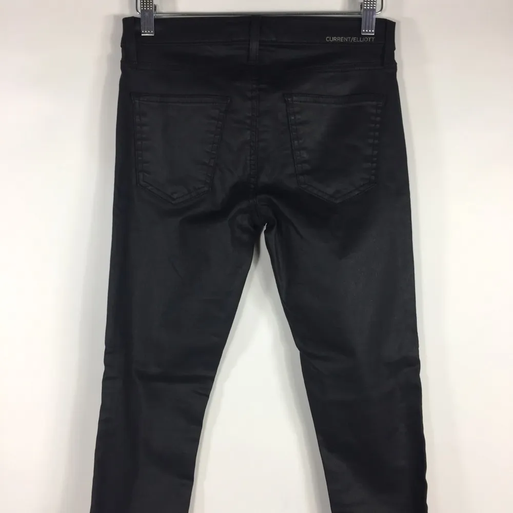 Current/Elliot The Stiletto Skinny in Black Coated - Image 10