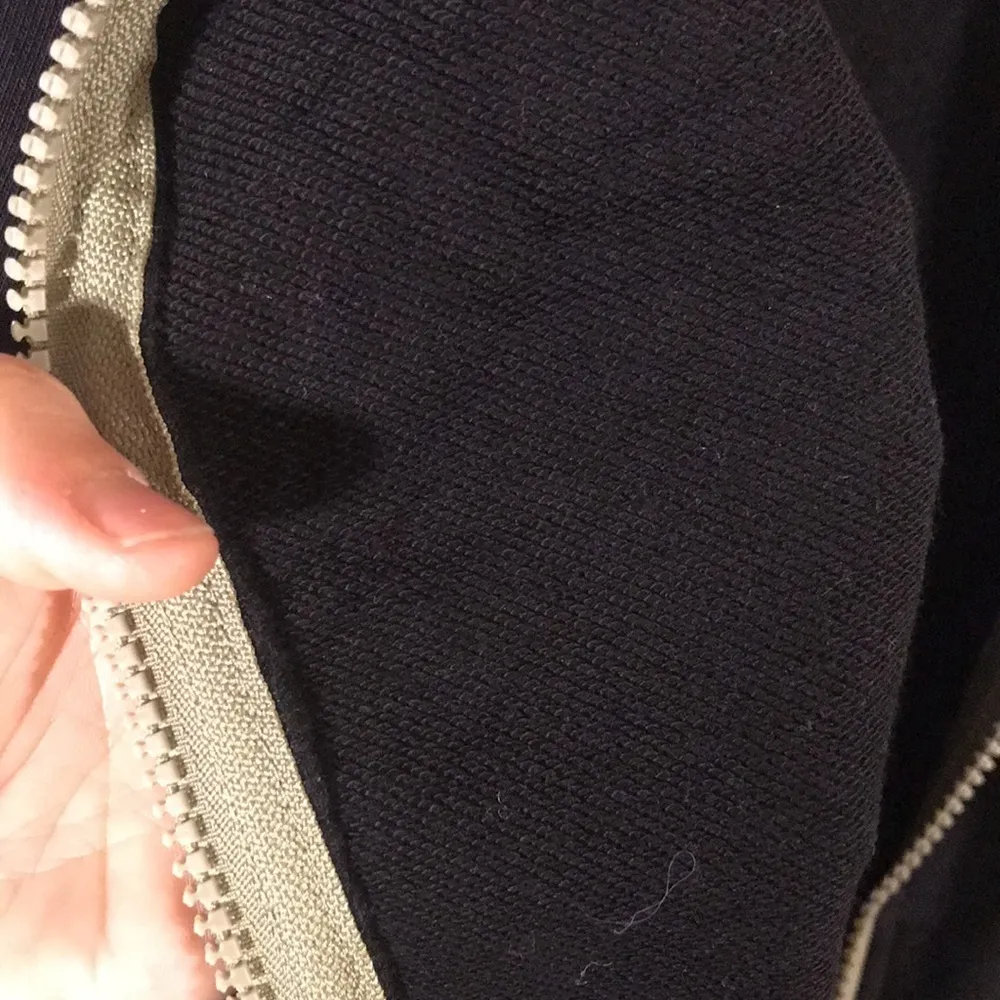 Udel NY fullzip black green trim hoodie dress Size M - Image 6