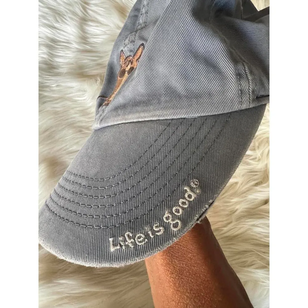 Life is Good Blue Cap with Horse Design - Image 3