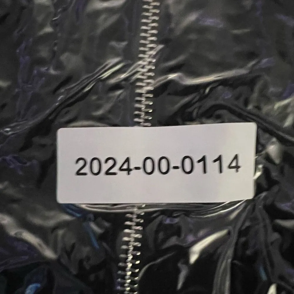 Bloomchic Double Lace Varsity‎ Jacket Black Size 26 - Image 15