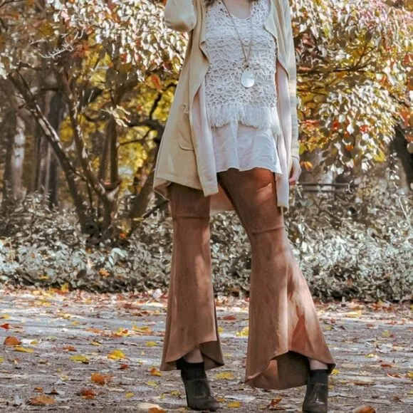  ‎Luxurious Suede Bell Bottoms - Image 5