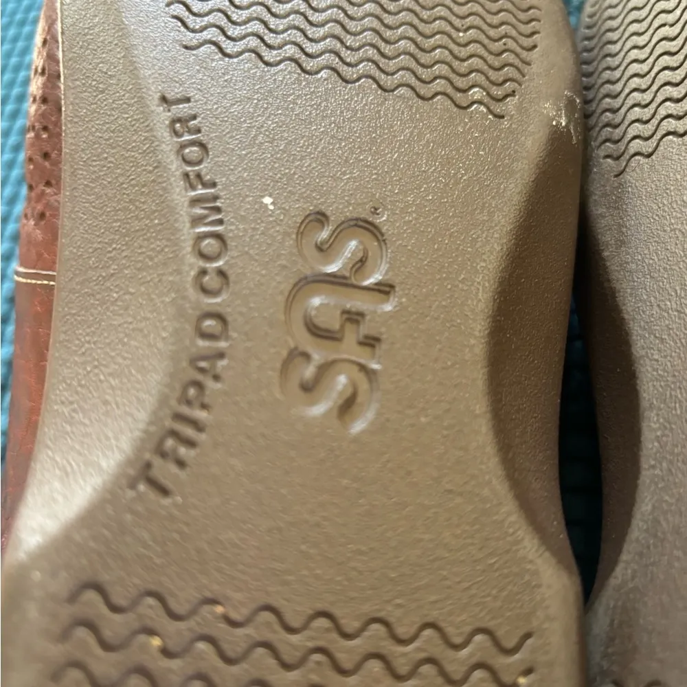 SAS Twin Loafer Women's Sz 12 N Brown Leather Tripad Comfort Soft Step Slip On - Image 9