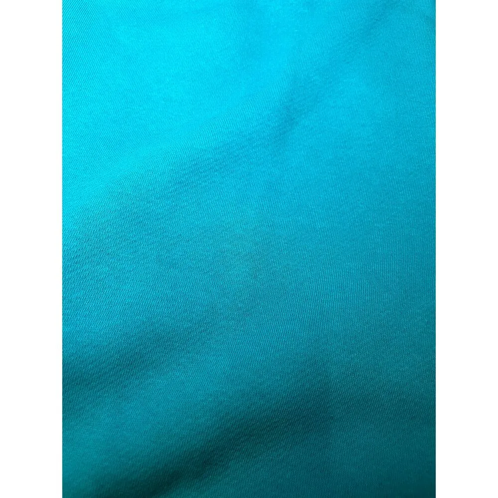 NWT The North Face Women Large Evolution Short Green Aqua Teal Sweatshirt Fabric - Image 8