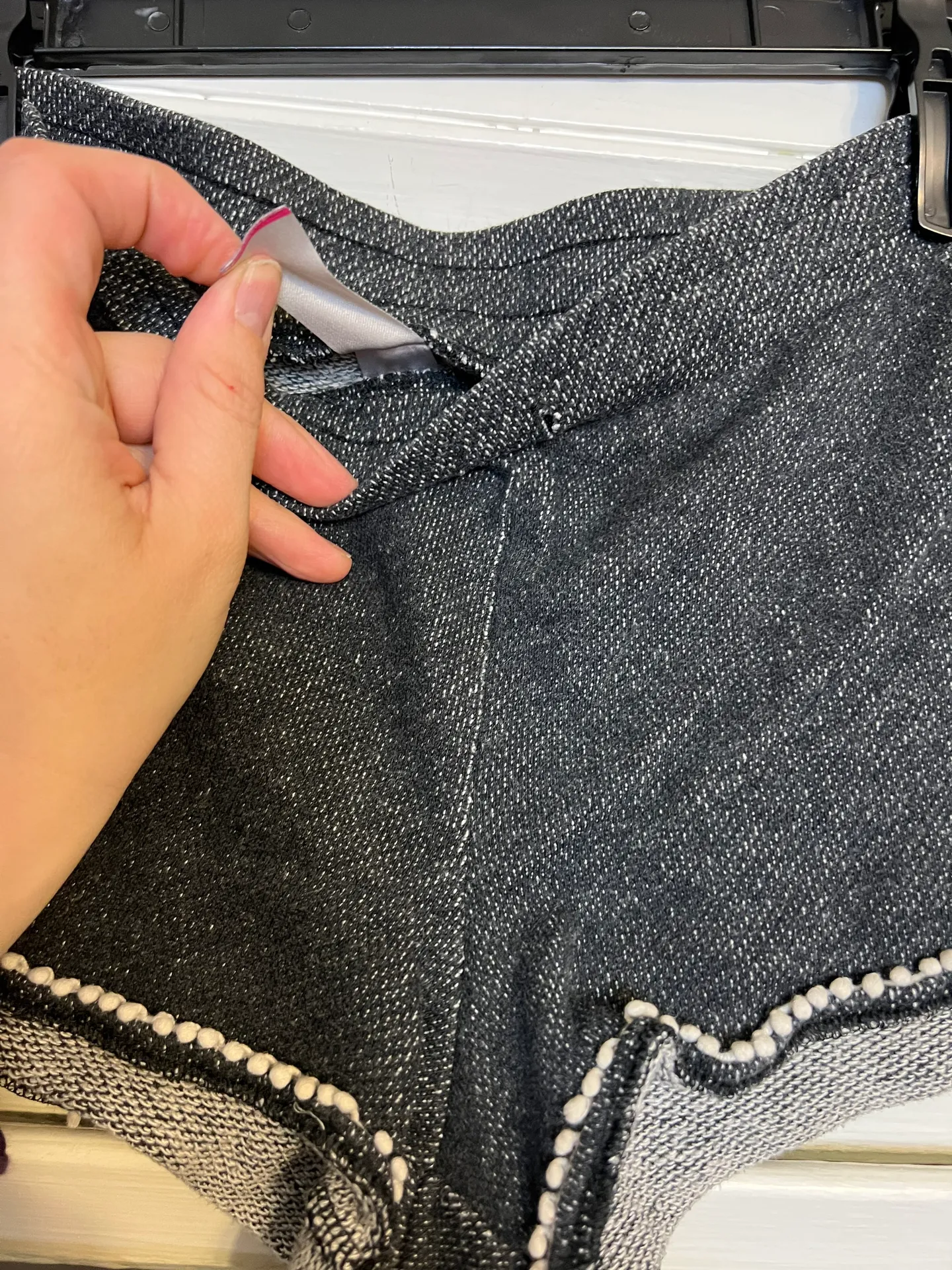 No Boundaries Md cotton Lace Trim Booty Shorts - Image 3