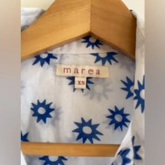 Marea Apres Beach Top XS Oversized 100% Cotton Lightweight - Image 2