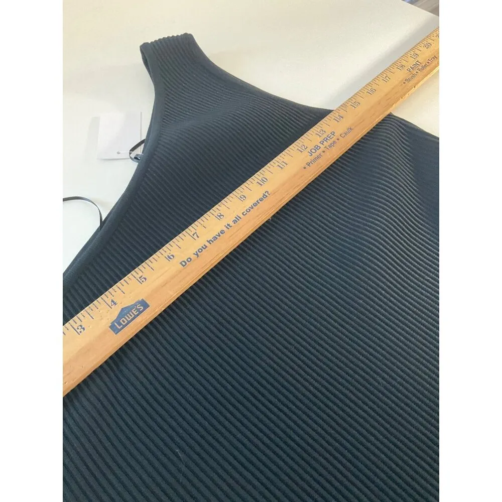 One-Shoulder Ribbed Knit Dress By Sincerely Jules Bodycon short classic party L - Image 3