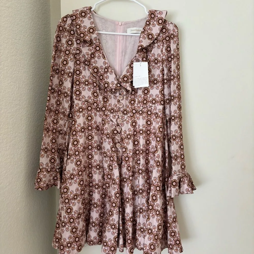 NWT Zimmerman  daisy mini  dress - Image 7