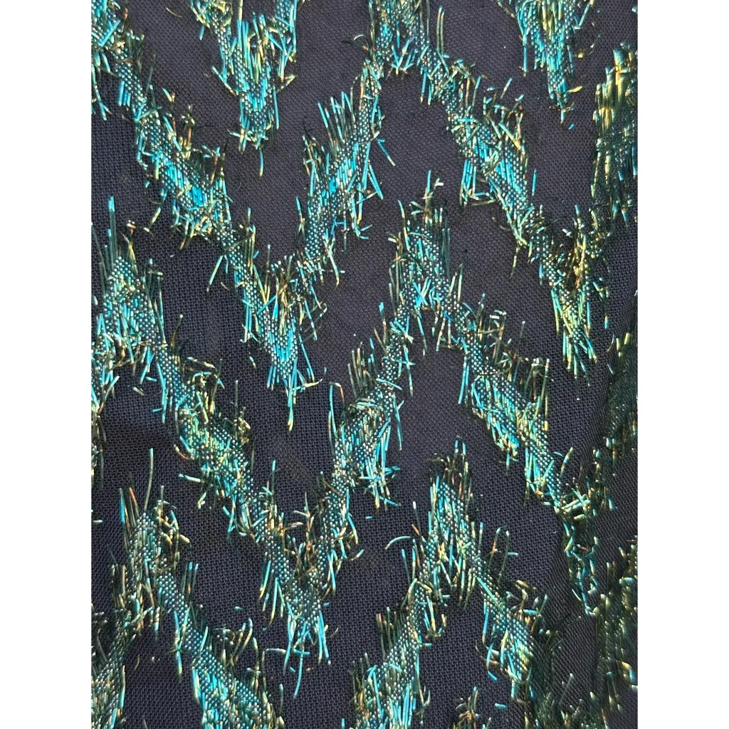 ASTR The Label Belinda Bodysuit Emerald Jewel Tone Flocked Large NWT - Image 5