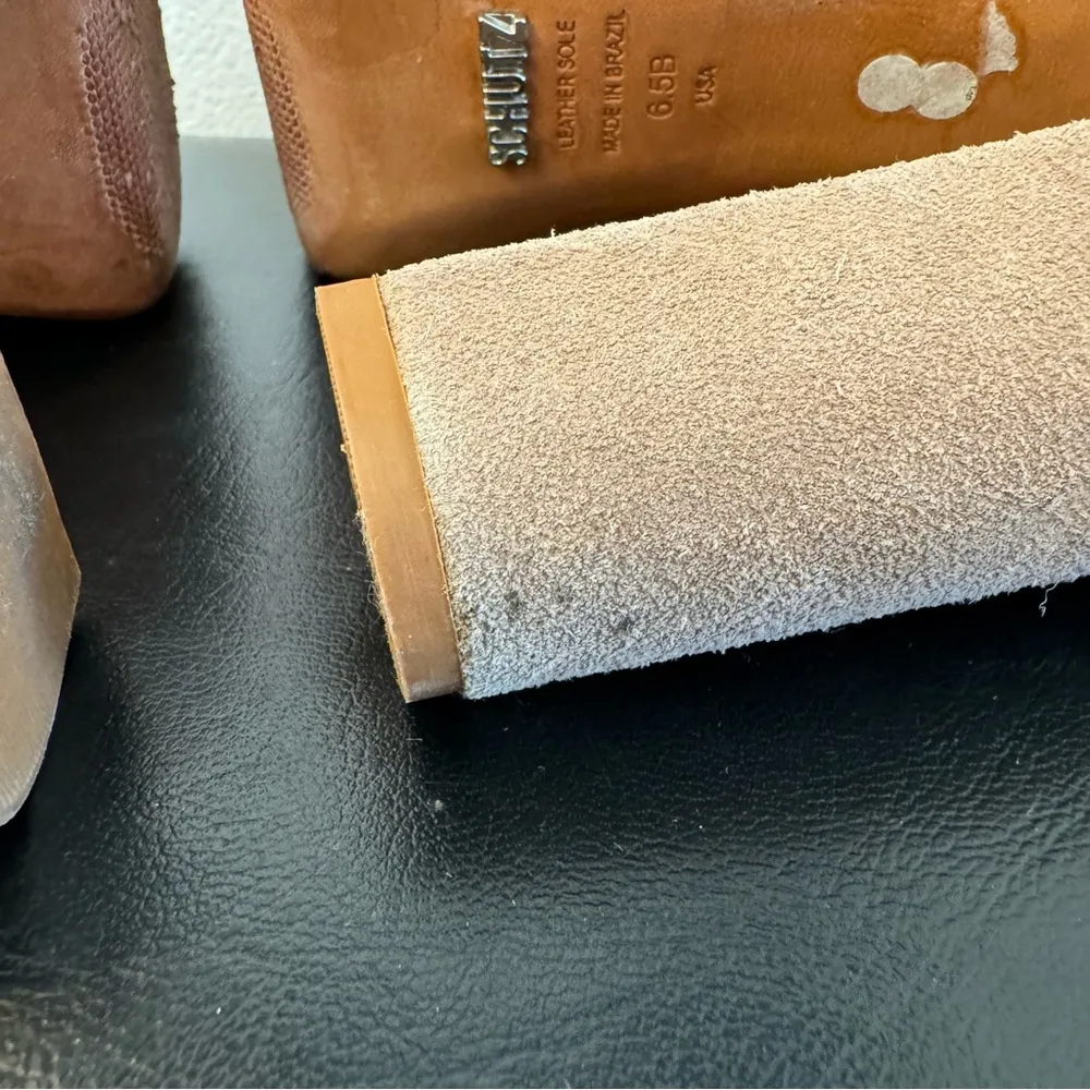 Schutz Elegant Tan Women's Platform hit Heels  Dress Sandal Pumps (6,5В) - Image 13