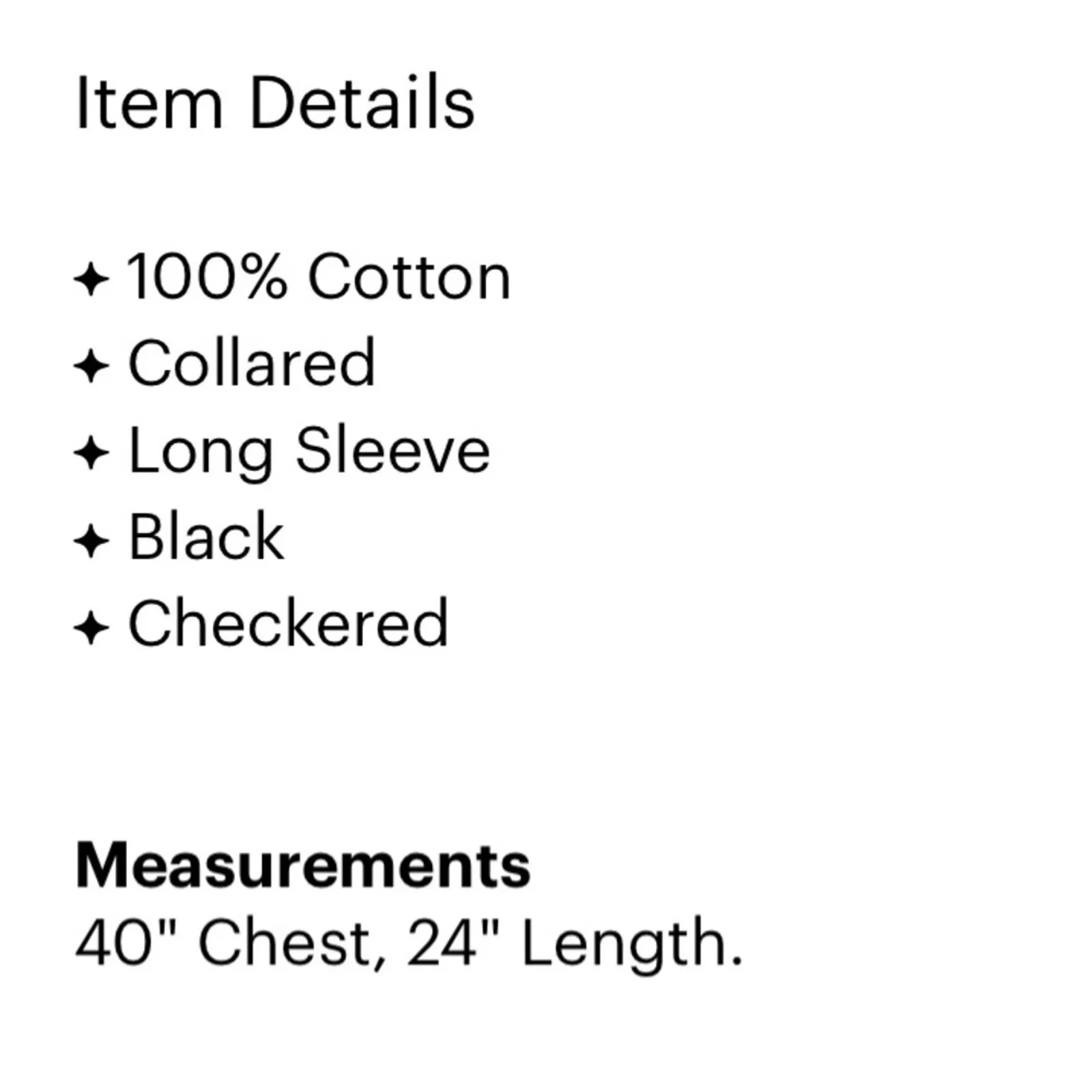 TNA Black & White Checkered Plaid Button Down Shirt M Size M - Image 3