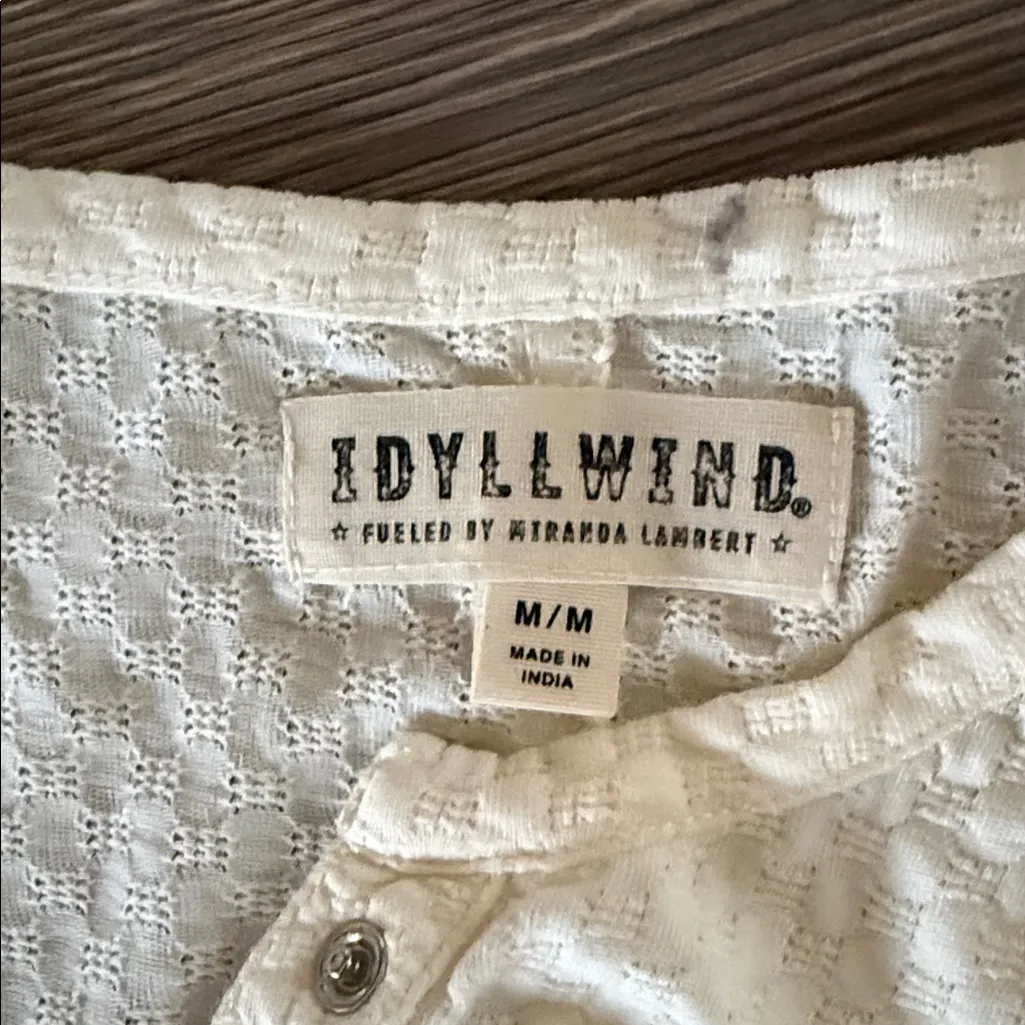 Idyllwind Cream Long Sleeve Top - Image 6