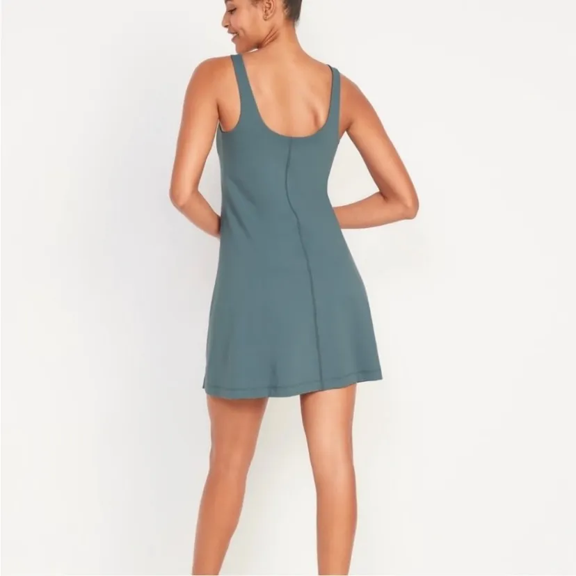 Old Navy Blue Powersoft Athletic Athleisure Exercise Dress New - Image 3