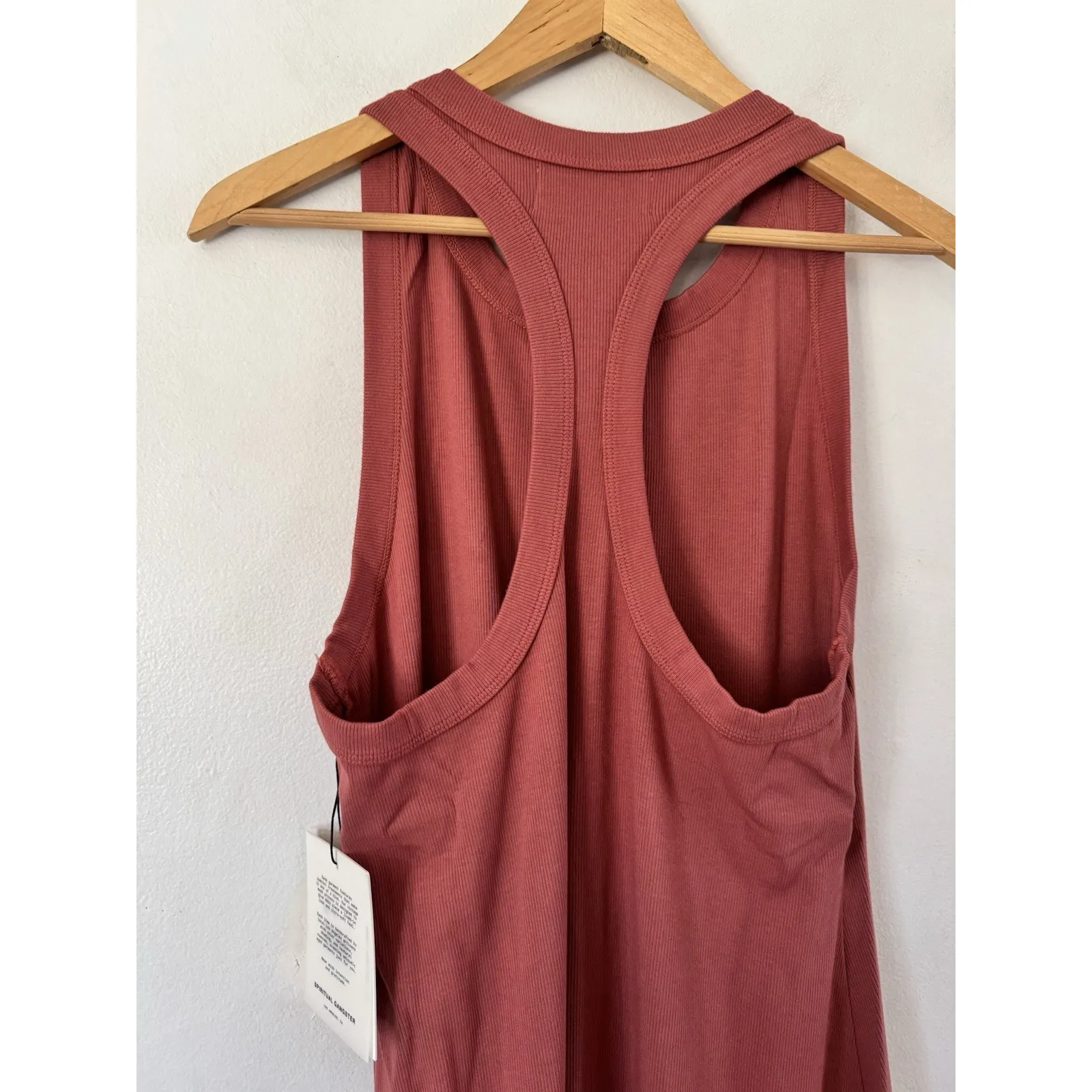 NWT Spiritual Gangster Simone Rib Racerback Maxi Dress Size XL - Image 5