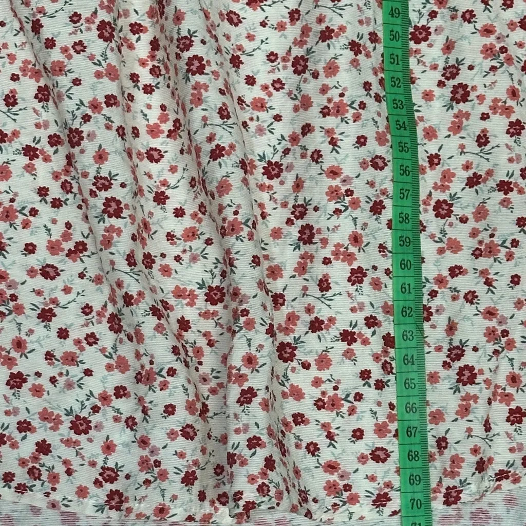 Sweet Rain Floral Pink Dress with Puff Sleeves - Image 7