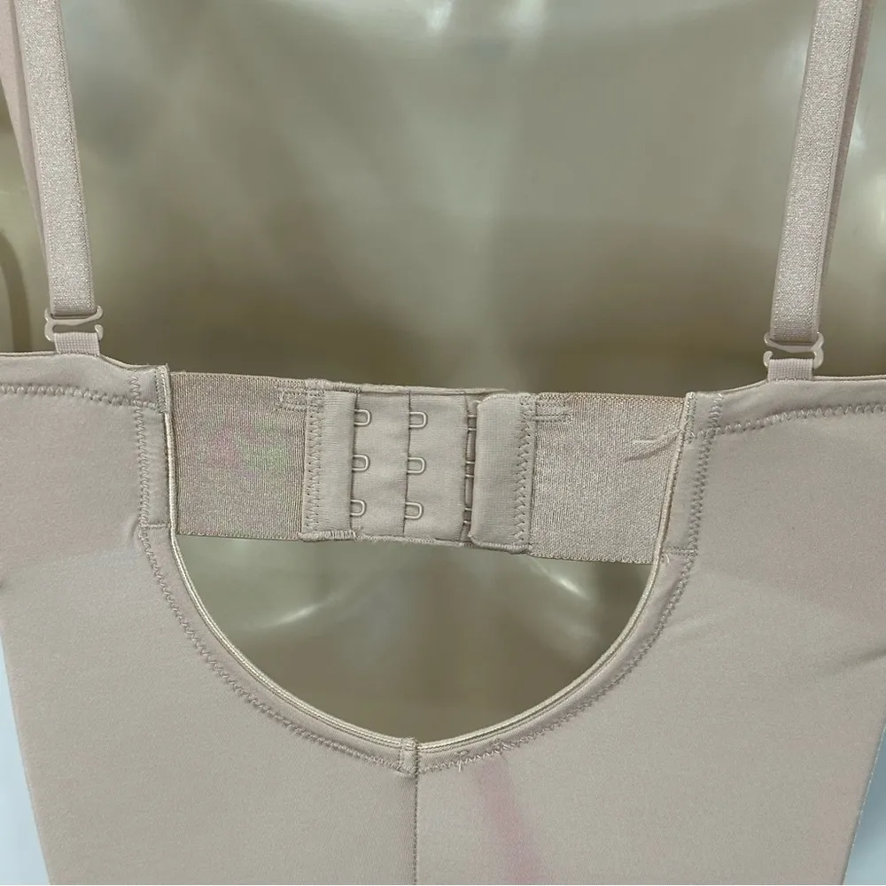 Spanx Suit Your Fancy Bodysuit Strapless Cupped Brief Convertible Tan Small - Image 7