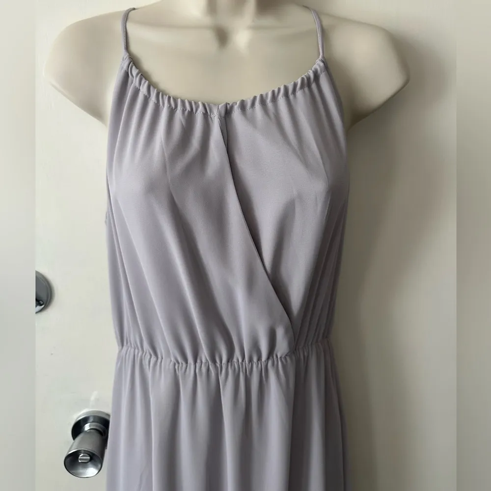 Joanna August Soft Lavender Long Sleeve Dress - Image 5