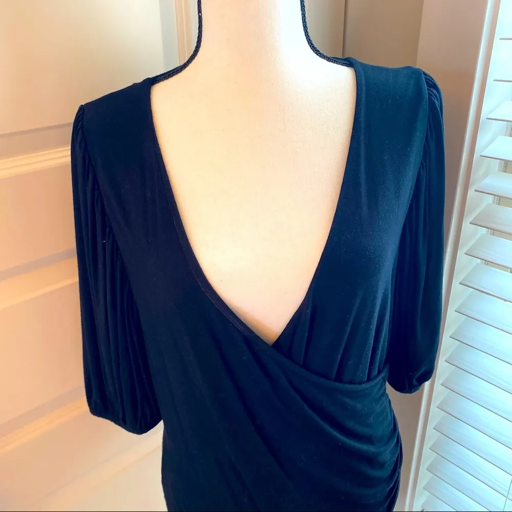 Kenneth Cole  Reaction| Black wrap top - Image 4