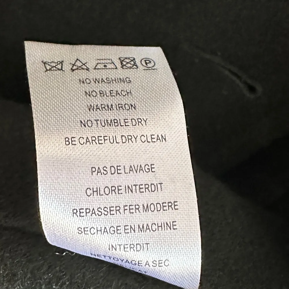 Joseph New Hector Pea Coat 42 L XL Dark Green Wool Blend Double Breasted Fitted - Image 7