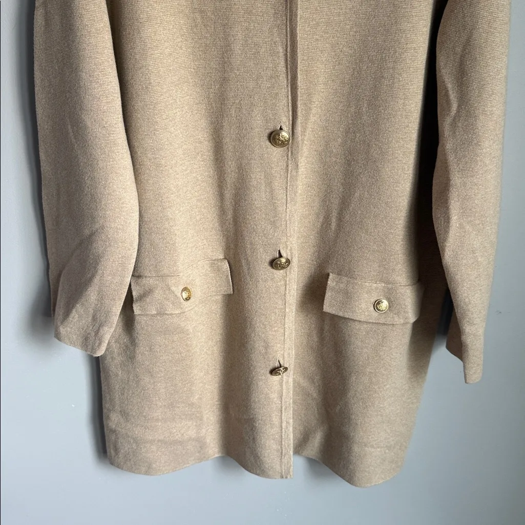 J.Crew Long Giselle Sweater Blazer Large - Image 6